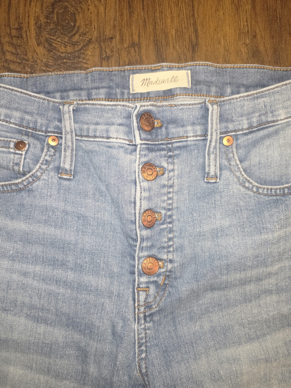 Madewell Light Wash Women’s Cali Demi-boot Jeans - Picture 2 of 7